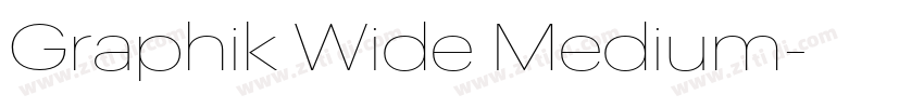 Graphik Wide Medium字体转换